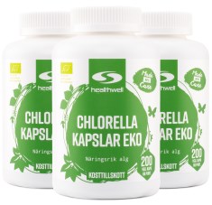 Miniatyrbild Healthwell Chlorella Kapslar EKO, 600 kaps