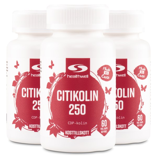 Healthwell Citikolin 250, 180 kaps