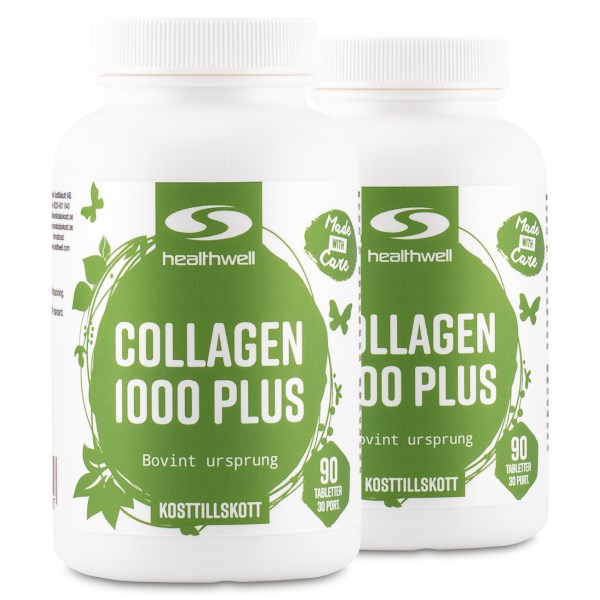 Healthwell Collagen 1000 Plus, 180 tabl