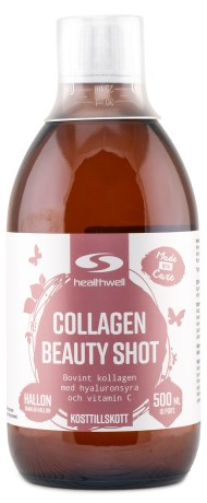 Miniatyrbild Healthwell Collagen Beauty Shot, 500 ml, Vilda Hallon