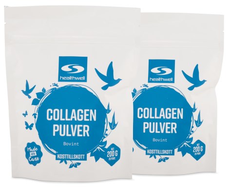 Miniatyrbild Healthwell Collagen Pulver Bovint, 400 g