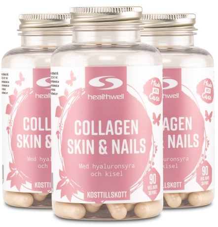 Miniatyrbild Healthwell Collagen Skin & Nails, 270 kaps