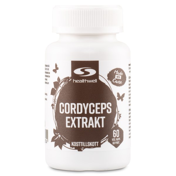 Healthwell Cordyceps Extrakt, 60 kaps