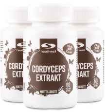 Miniatyrbild Healthwell Cordyceps Extrakt, 180 kaps