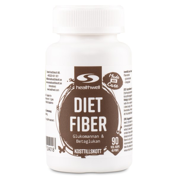 Healthwell Fiber, 90st, Fibertillskott