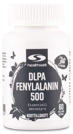 Miniatyrbild Healthwell DLPA Fenylalanin 500, 60 kaps