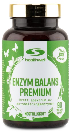 Miniatyrbild Healthwell Enzym Balans Premium, 90 kaps