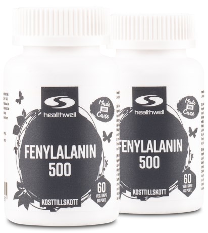 Miniatyrbild Healthwell Fenylalanin 500, 120 kaps