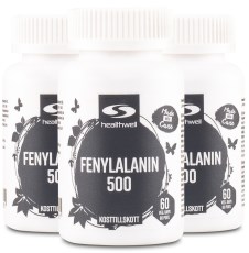Miniatyrbild Healthwell Fenylalanin 500, 180 kaps