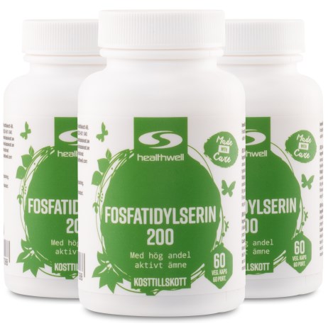 Miniatyrbild Healthwell Fosfatidylserin 200, 180 kaps