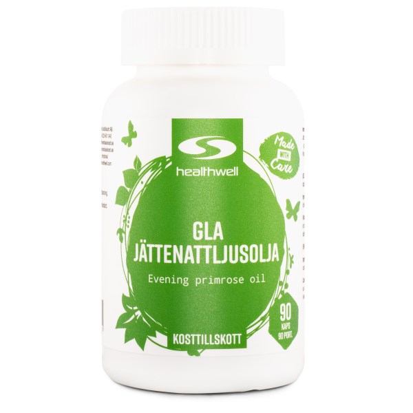 Healthwell GLA Jättenattljusolja Kapslar 90 kaps