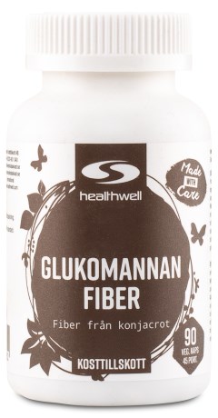 Miniatyrbild Healthwell Glukomannan Fiber, 90 kaps