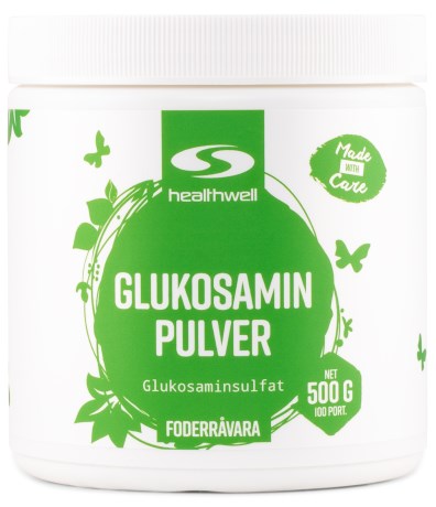 Miniatyrbild Healthwell Glukosamin Pulver, 500 g