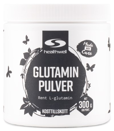Miniatyrbild Healthwell Glutamin Pulver, 300 g