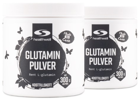 Miniatyrbild Healthwell Glutamin Pulver, 600 g