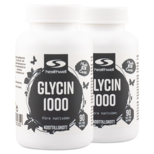 Healthwell Glycin 1000, 180 tabl
