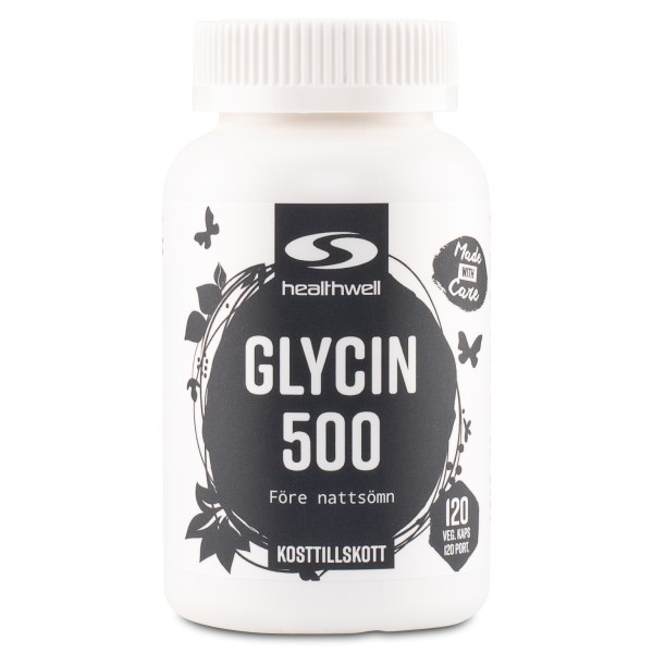 Healthwell Glycin 500, 120 kaps