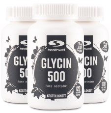 Miniatyrbild Healthwell Glycin 500, 360 kaps