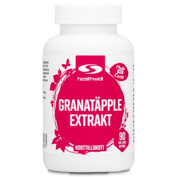 Healthwell Granatäpple Extrakt, 90 kaps