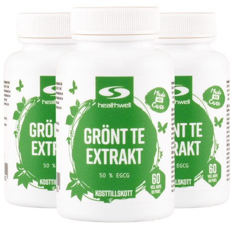 Miniatyrbild Healthwell Gr�nt Te Extrakt, 180 kaps