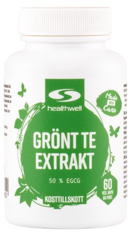 Miniatyrbild Healthwell Grnt Te Extrakt, 60 kaps