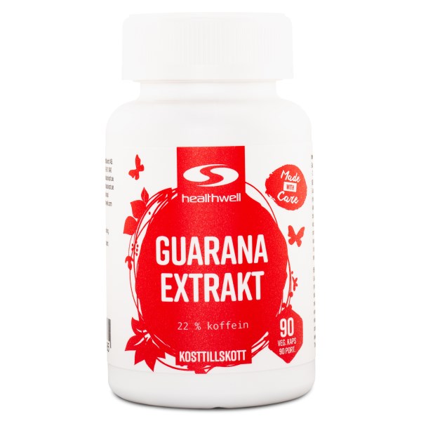 Healthwell Guarana Extrakt, 90 kaps