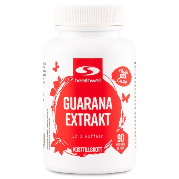 Healthwell Guarana Extrakt, 90 kaps