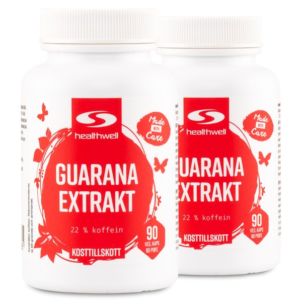 Healthwell Guarana Extrakt, 180 kaps