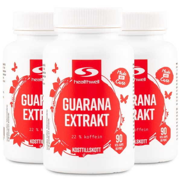 Healthwell Guarana Extrakt, 270 kaps