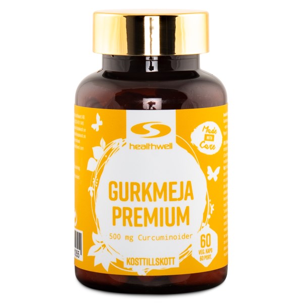 Healthwell Gurkmeja Premium, 60 kaps