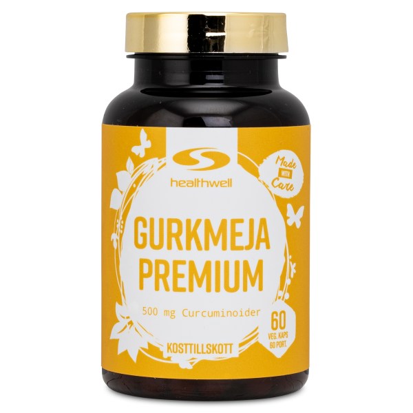 Healthwell Gurkmeja Premium, 60 kaps