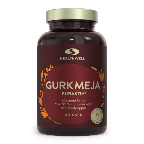Healthwell Gurkmeja Puraktiv, 60 kaps