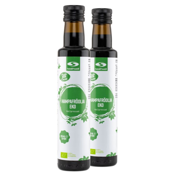 Healthwell Hampafröolja EKO, 500 ml