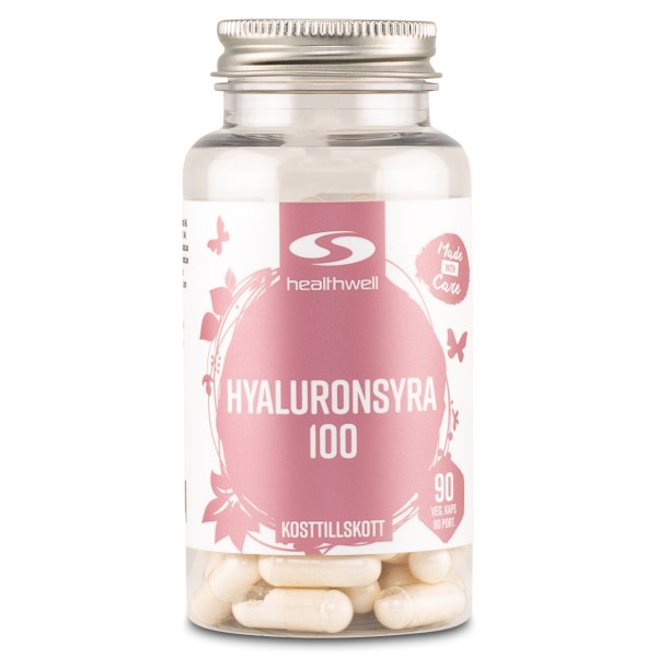 Healthwell Hyaluronsyra 100, 90 kaps