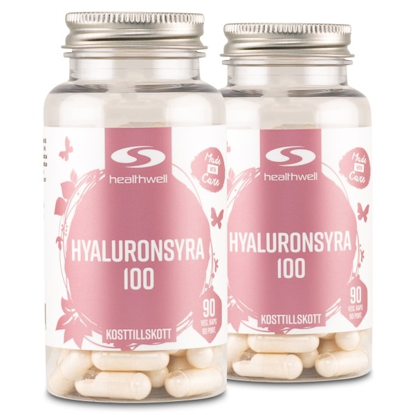 Healthwell Hyaluronsyra 100, 180 kaps