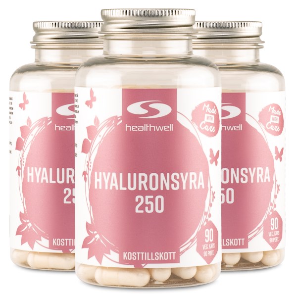 Healthwell Hyaluronsyra 250, 270 kaps