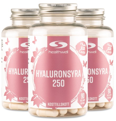 Miniatyrbild Healthwell Hyaluronsyra 250, 270 kaps