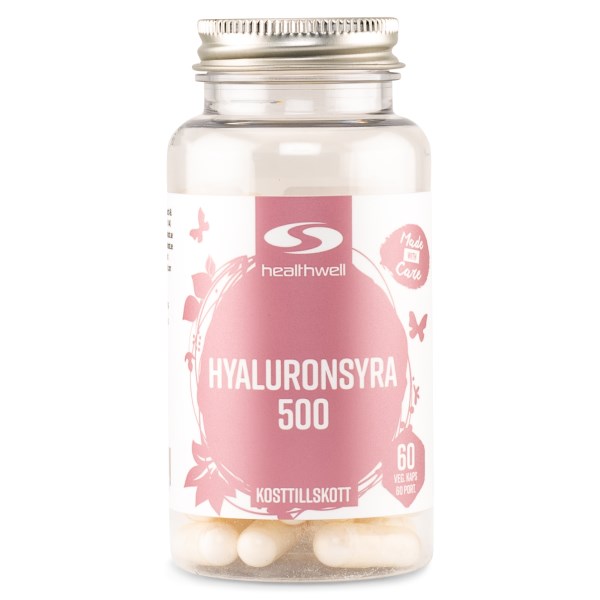 Healthwell Hyaluronsyra 500, 60 kaps