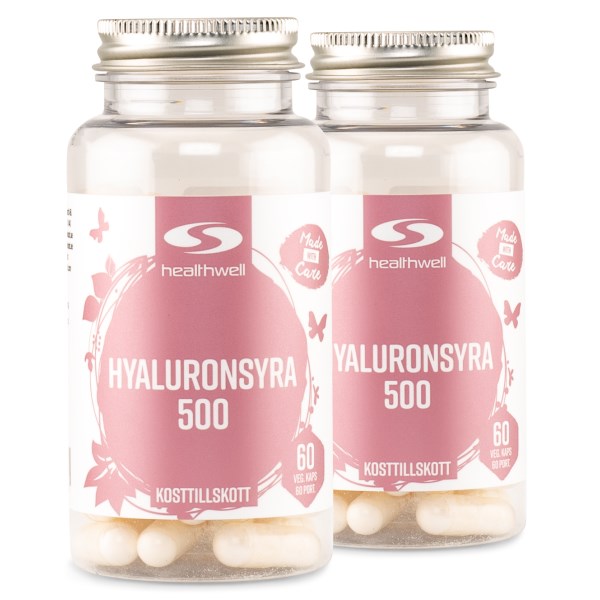 Healthwell Hyaluronsyra 500, 120 kaps