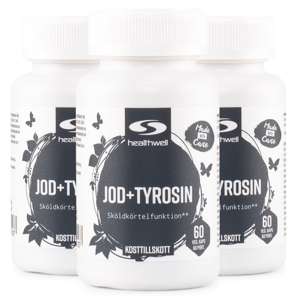 Healthwell Jod+Tyrosin, 180 kaps