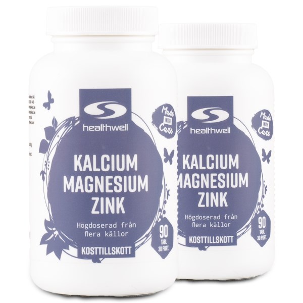 Healthwell Kalcium, Magnesium, Zink, 180 tabl