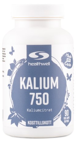 Miniatyrbild Healthwell Kalium 750, 90 kaps