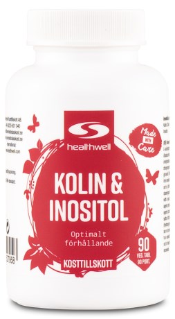 Miniatyrbild Healthwell Kolin+Inositol, 90 tabl