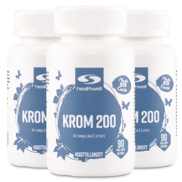 Healthwell Krom 200, 270 kaps