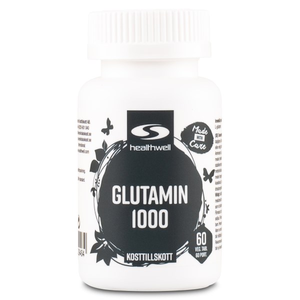 Healthwell L-Glutamin 1000, 60 tabl