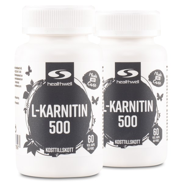 Healthwell L-Karnitin 500, 120 kaps