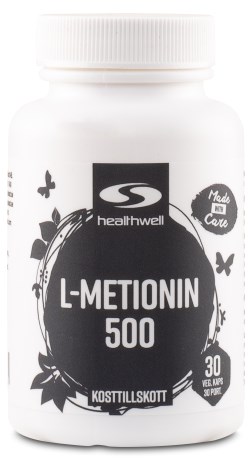 Miniatyrbild Healthwell L-metionin 500, 30 kaps