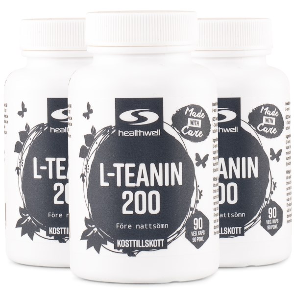 Healthwell L-teanin 200, 270 kaps