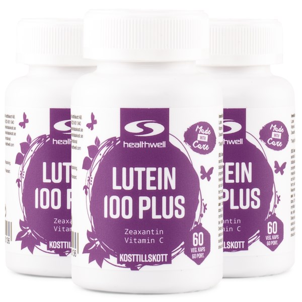 Healthwell Lutein 100 Plus, 180 kaps