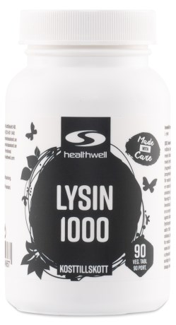 Miniatyrbild Healthwell Lysin 1000, 90 tabl